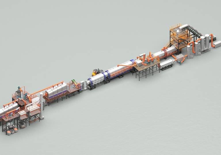 Lithium-ion battery recycling plant for Special Energy LLC. Completed ...